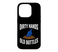 Custodia per iPhone 14 Pro Bottle Digging Dirty Hands Old Bottles Antique Hunting