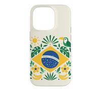 Custodia per iPhone 14 Pro Brasile Vacanze di carnevale tucano tropicale Brasile