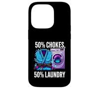 Custodia per iPhone 14 Pro Brazilian Jiu Jitsu 50% Chokes 50% Laundry BJJ