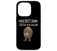 Custodia per iPhone 14 Pro Bruh Dont Look At My Frog Butt Game Meme