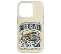 Custodia per iPhone 14 Pro Bus Driver of the Year Vintage Fun Appreciation