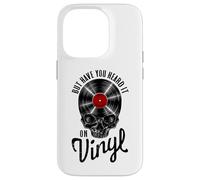 Custodia per iPhone 14 Pro But You Heard It On Vinyl Record Collector Gothic Skull