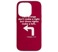 Custodia per iPhone 14 Pro Caddyshack Two Wrongs Don't Make a Right