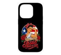 Custodia per iPhone 14 Pro Cafecito Jesús Todo el Día Mañana Fe
