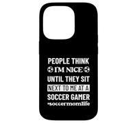 Custodia per iPhone 14 Pro Calcio Mamma Vita Divertente Snarky Umorismo Sarcasmo