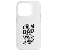 Custodia per iPhone 14 Pro Calmo papà con una passione per il giocatore di gioco padre