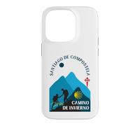 Custodia per iPhone 14 Pro Camino de Invierno Coppia Pellegrini Santiago Compostela 2026