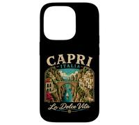 Custodia per iPhone 14 Pro Capri Italia La Dolce Vita Vintage Italia Viaggi Italiani