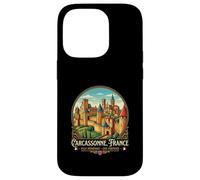 Custodia per iPhone 14 Pro Carcassonne Francia Viaggio Souvenir Città Regalo