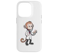 Custodia per iPhone 14 Pro Caring Monkey Doctor Stetoscopio Healthcare