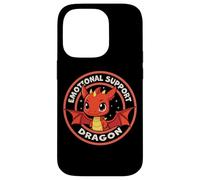 Custodia per iPhone 14 Pro Carino Supporto Emozionale Drago Chibi Kawaii