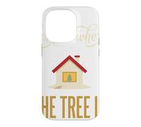Custodia per iPhone 14 Pro Casa è dove l'albero è Natale