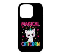 Custodia per iPhone 14 Pro Cat and Unicorn Caticorn Magical Funny Kitten Cats Lovers