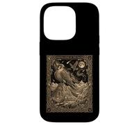 Custodia per iPhone 14 Pro Celestial Falcon Tarocchi Carta Costellazione Astronomia Montagna