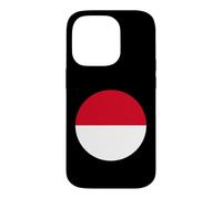 Custodia per iPhone 14 Pro Cerchio Bandiera Monaco