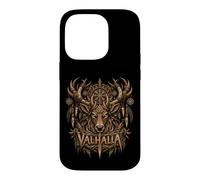 Custodia per iPhone 14 Pro Cervo vichingo Eikthyrnir vichinghi rune valhalla celti
