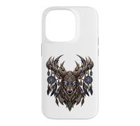 Custodia per iPhone 14 Pro Cervo vichingo Eikthyrnir vichinghi rune valhalla celti