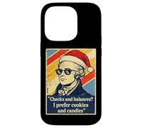 Custodia per iPhone 14 Pro Checks And Balances Alexander Hamilton Babbo Natale Natale