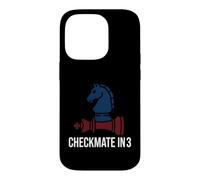 Custodia per iPhone 14 Pro Chess Checkmate In 3 Knight Defeats King