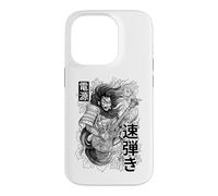 Custodia per iPhone 14 Pro Chitarrista Samurai Chitarra Elettrica Heavy Metal Music