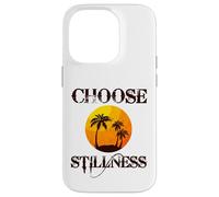 Custodia per iPhone 14 Pro Choose Stillness Meditation Yoga Mindfulness Mental Health