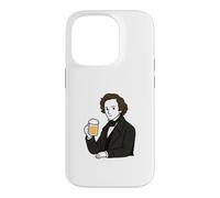Custodia per iPhone 14 Pro Chopin Birra Pianista Musica Classica Umorismo Piano