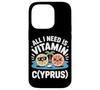 Custodia per iPhone 14 Pro Cipro All I Need Is Vitamin Cyprus Bandiera L'isola di Cipro