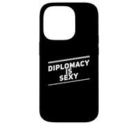 Custodia per iPhone 14 Pro Citazione di I Hate War Dire no alla guerra contro la guerra La diplomazia è sexy