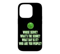 Custodia per iPhone 14 Pro Citazione divertente della corte di perdita di memoria del giocatore di Pickleball