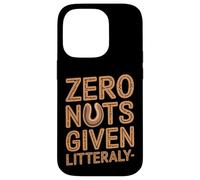 Custodia per iPhone 14 Pro Citazione divertente sull'intolleranza alle noci - Zero Nuts Given Nut Allergy