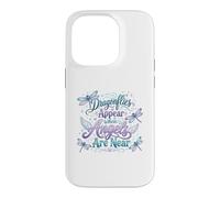 Custodia per iPhone 14 Pro Citazione spirituale della libellula Angelo Remembrance
