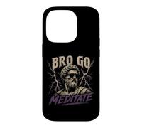 Custodia per iPhone 14 Pro Citazioni sullo stoicismo di Bro Go Meditate Marcus Aurelio