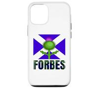 Custodia per iPhone 14 Pro Clan Forbes Tartan Cognome scozzese Scotland Pride