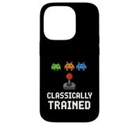Custodia per iPhone 14 Pro Classically Trained - T-shirt con joystick pixel art retrò