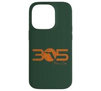 Custodia per iPhone 14 Pro Codice Area 305 Miami Dade Florida Distressed Retro State Gear