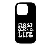 Custodia per iPhone 14 Pro Coffee Roaster First Crack Is Life Retro Roasting Design