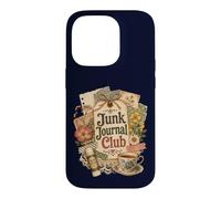 Custodia per iPhone 14 Pro Collage di carta vintage Junk Journal Club