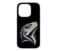 Custodia per iPhone 14 Pro Colorful Bearded Dragon Face Reptile Animal Lover