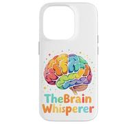 Custodia per iPhone 14 Pro Colorful Love Science Anatomia umana Il sussurro al cervello