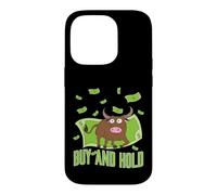 Custodia per iPhone 14 Pro Comprare & Tenere Toro con Dollari Capitalismo Toro Mercato