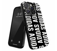 Custodia per iPhone 14 Pro con logo Adidas, colore nero.