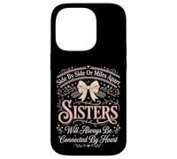 Custodia per iPhone 14 Pro Connected By Heart Sisters - Set di fratelli e fratelli abbinati