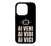 Custodia per iPhone 14 Pro Conquistatore tecnico robot AI Veni Vidi Vici