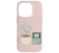 Custodia per iPhone 14 Pro Console portatile estetica da gioco accogliente e design del tè