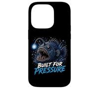 Custodia per iPhone 14 Pro Costruito per la pressione pescatore Pesce Deep Sea Graphic