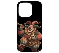 Custodia per iPhone 14 Pro Costume da Joker medievale per clown che canta e balla