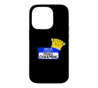 Custodia per iPhone 14 Pro costume di Halloween facile My Name Is PRINCE CHARMING Corona