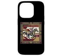 Custodia per iPhone 14 Pro Course Hippique Art Deco Horse Racing Jockey