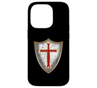 Custodia per iPhone 14 Pro Croce Scudo Crociato Cavalieri Templari