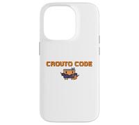 Custodia per iPhone 14 Pro CROUTO CODE AI Strumento Illustrazione AI Agente Esecutivo Binario Stile Hacker Dot Painting G PT